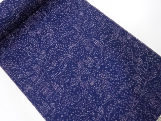 アンティーク　ウール　着尺反物